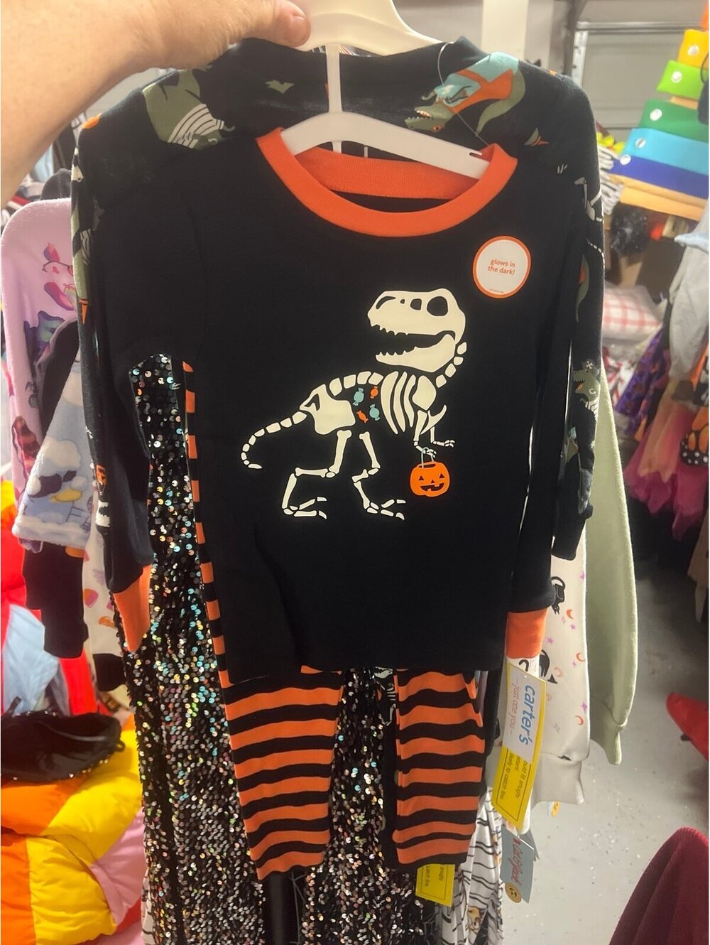 Boys Halloween double pack pajamas size 2t